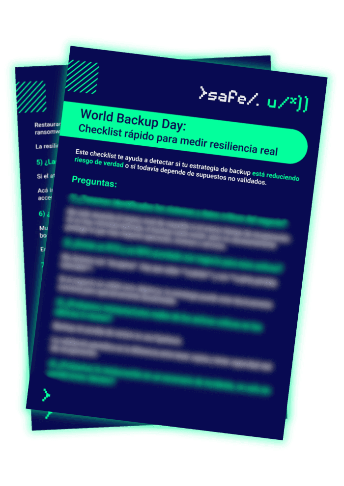 El único seguro real contra el Ransomware no es un antivirus, es tu Backup.